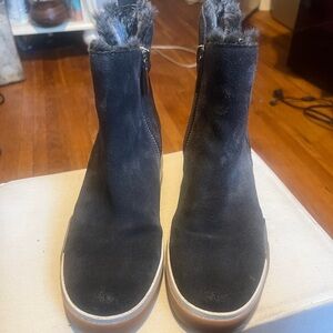 Dolce Vita Dark Gray Suede Boots